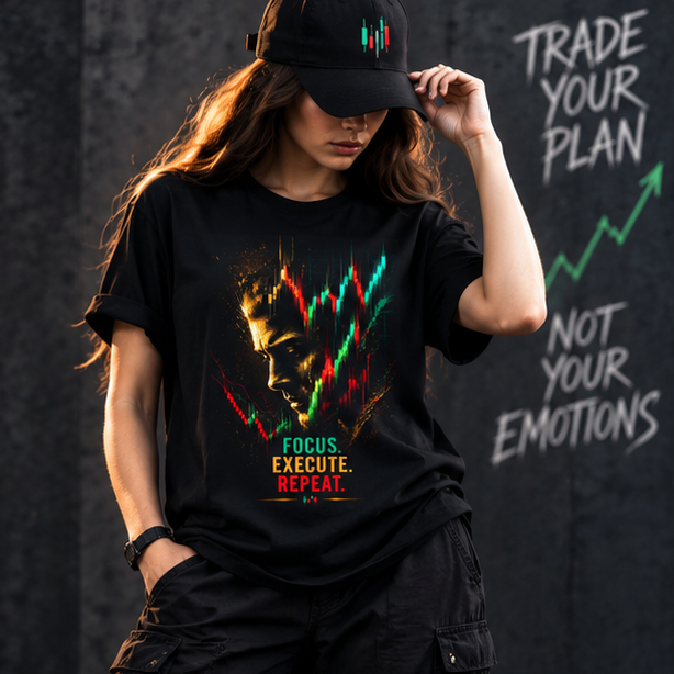 T‑Shirt for traders — Motivational Stock Trading Graphic Tee