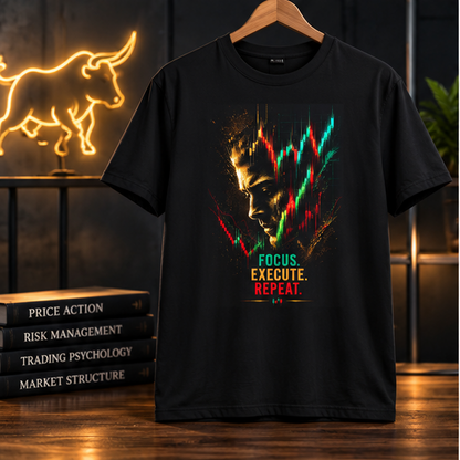 T‑Shirt for traders — Motivational Stock Trading Graphic Tee