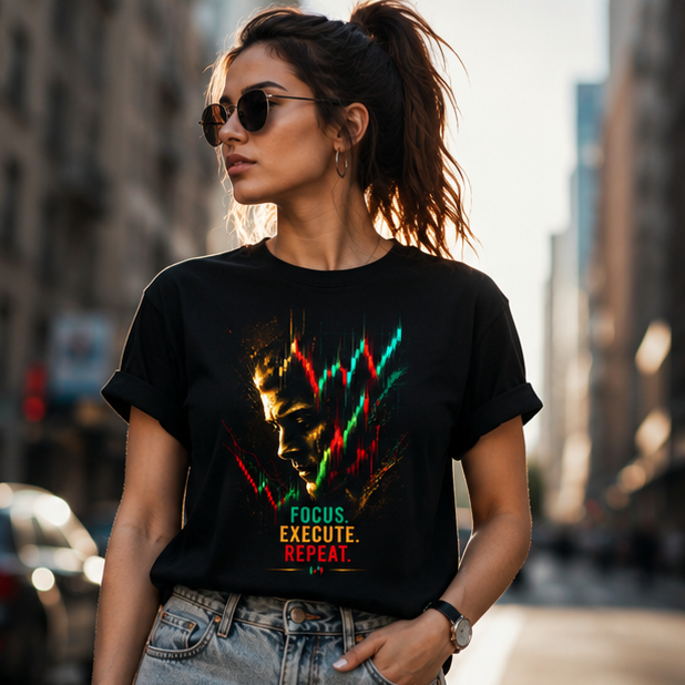 T‑Shirt for traders — Motivational Stock Trading Graphic Tee