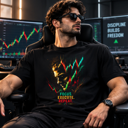 T‑Shirt for traders — Motivational Stock Trading Graphic Tee