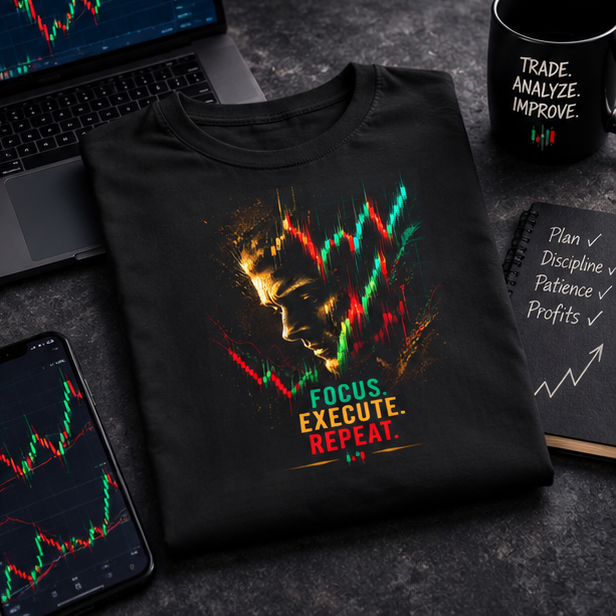 T‑Shirt for traders — Motivational Stock Trading Graphic Tee