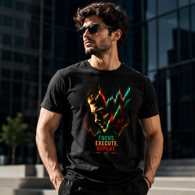 T‑Shirt for traders — Motivational Stock Trading Graphic Tee