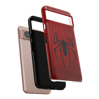 Spider Emblem Tough Phone Case — Red Web Armor