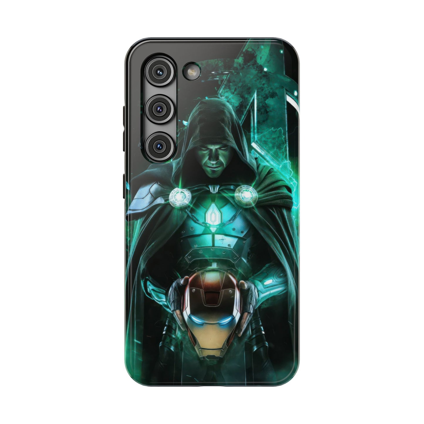 Impact-Resistant Phone Case — Mystic Tech Warrior Design