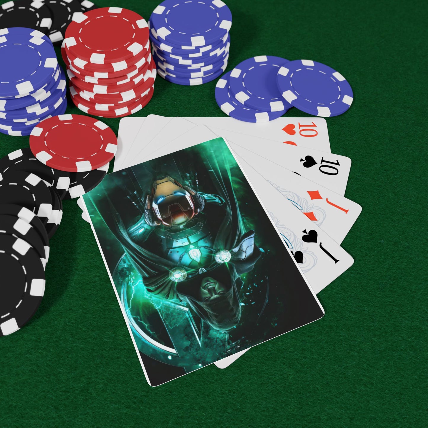 Mystic Sorcerer Poker Playing Cards — Fantasy-Themed Casino Deck
