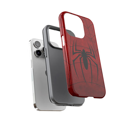 Spider Emblem Tough Phone Case — Red Web Armor