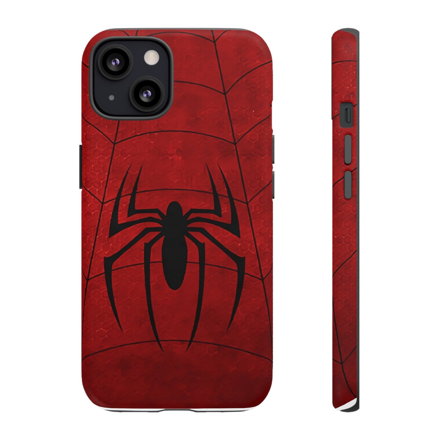 Spider Emblem Tough Phone Case — Red Web Armor