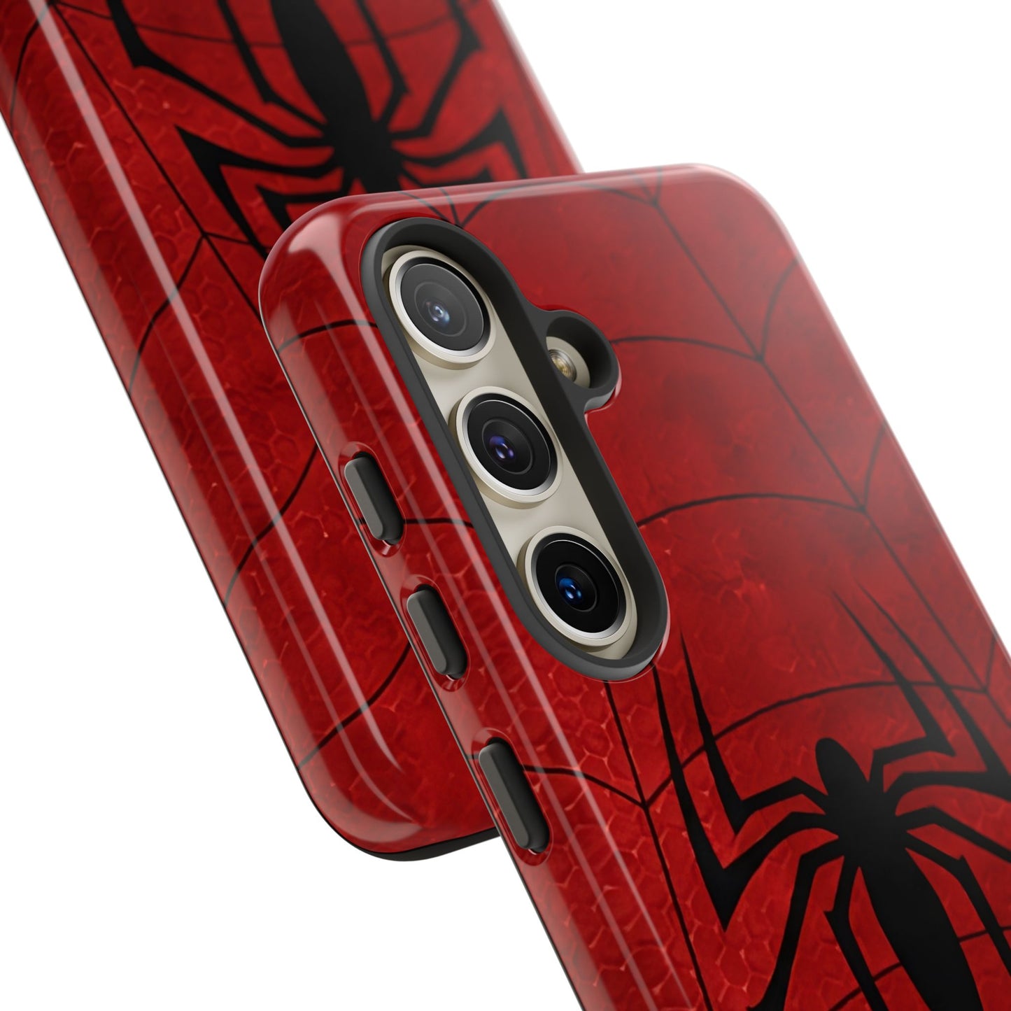 Spider Emblem Tough Phone Case — Red Web Armor