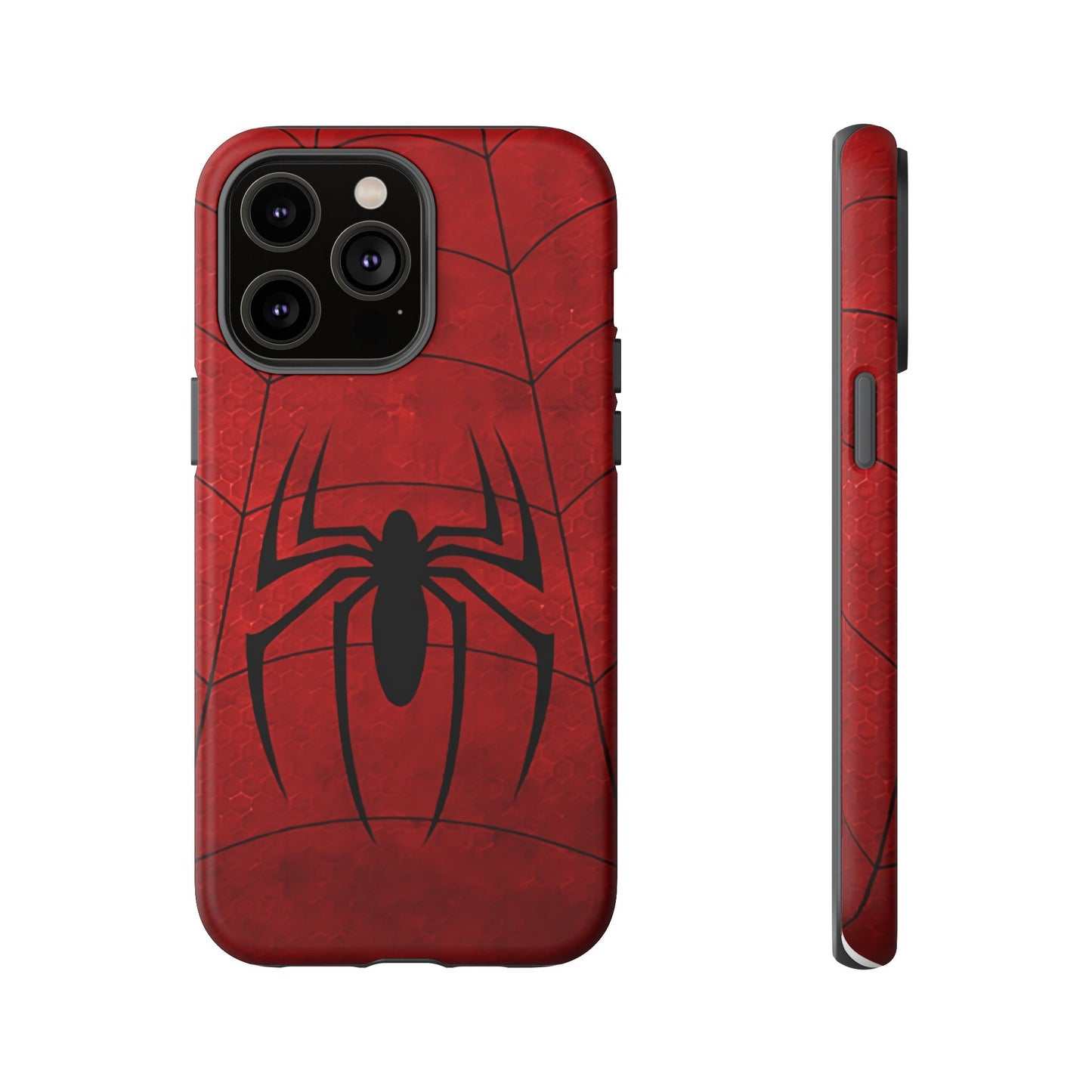Spider Emblem Tough Phone Case — Red Web Armor