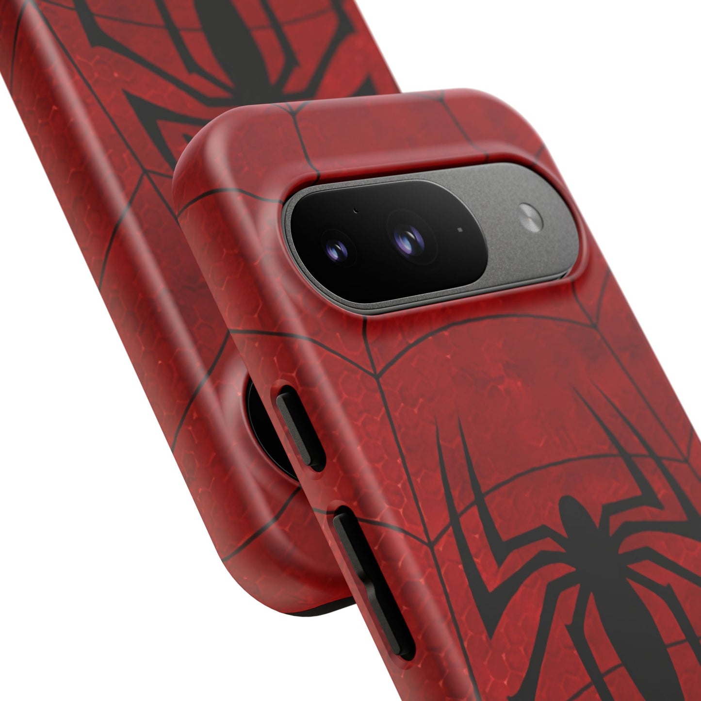 Spider Emblem Tough Phone Case — Red Web Armor