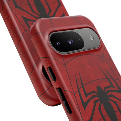 Spider Emblem Tough Phone Case — Red Web Armor
