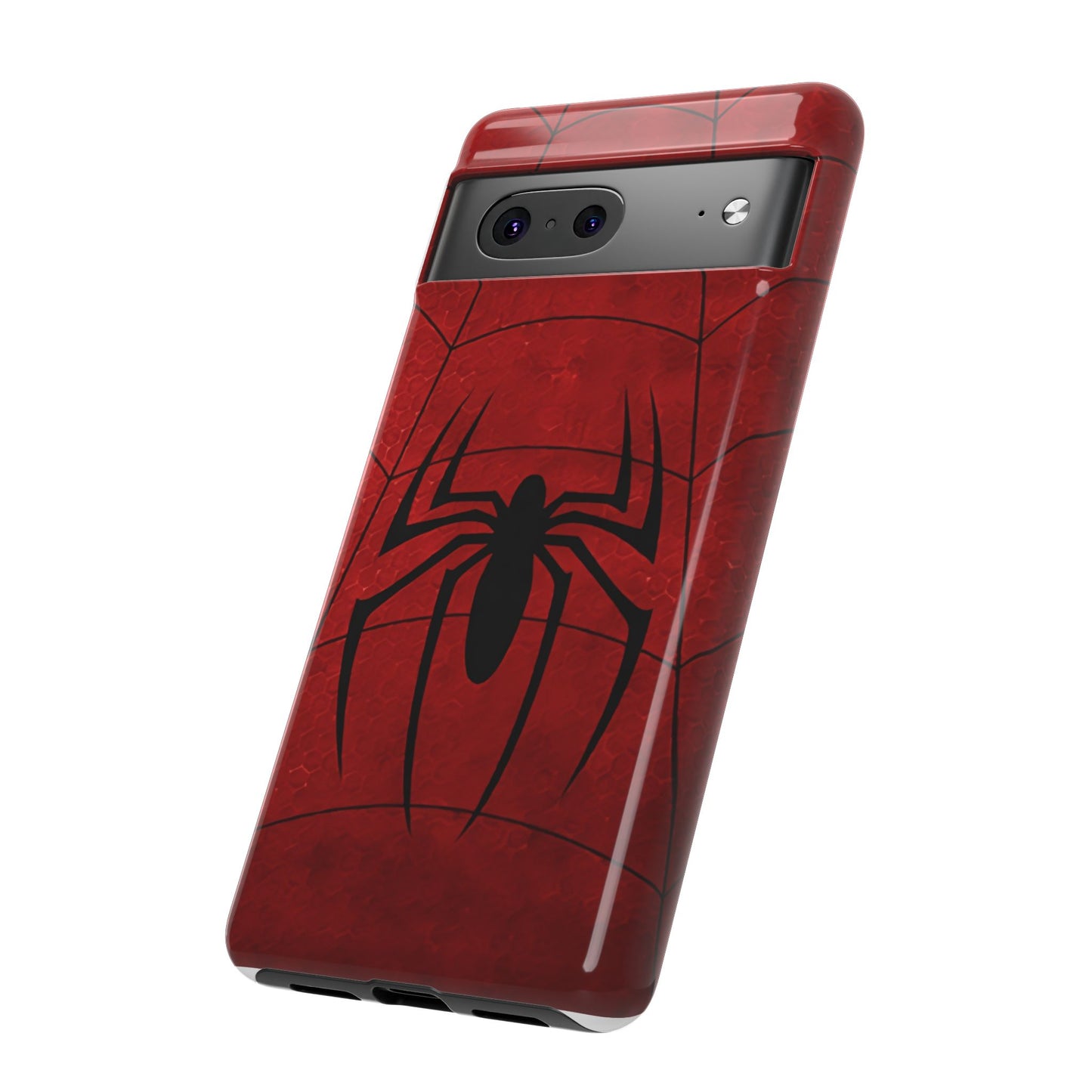 Spider Emblem Tough Phone Case — Red Web Armor
