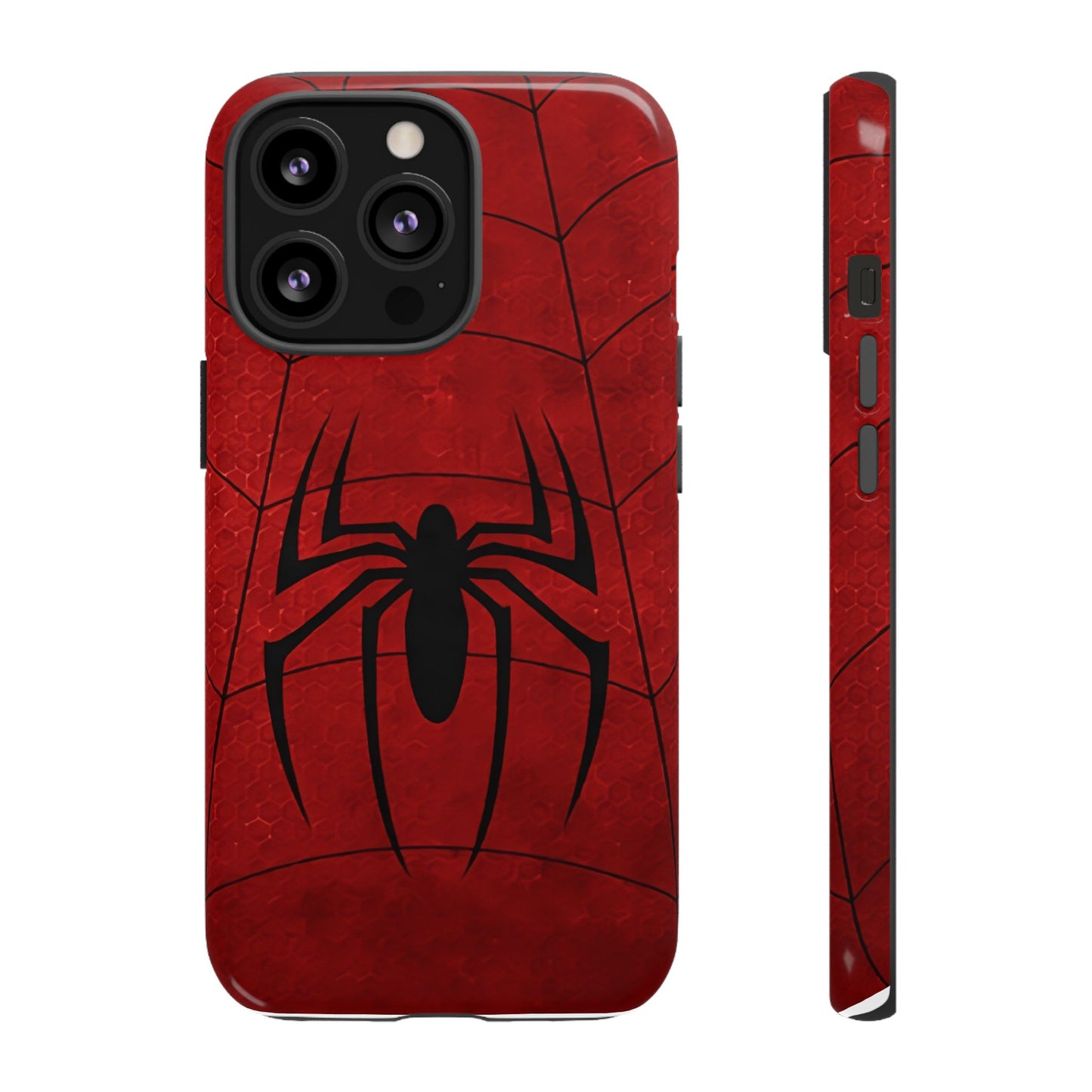 Spider Emblem Tough Phone Case — Red Web Armor