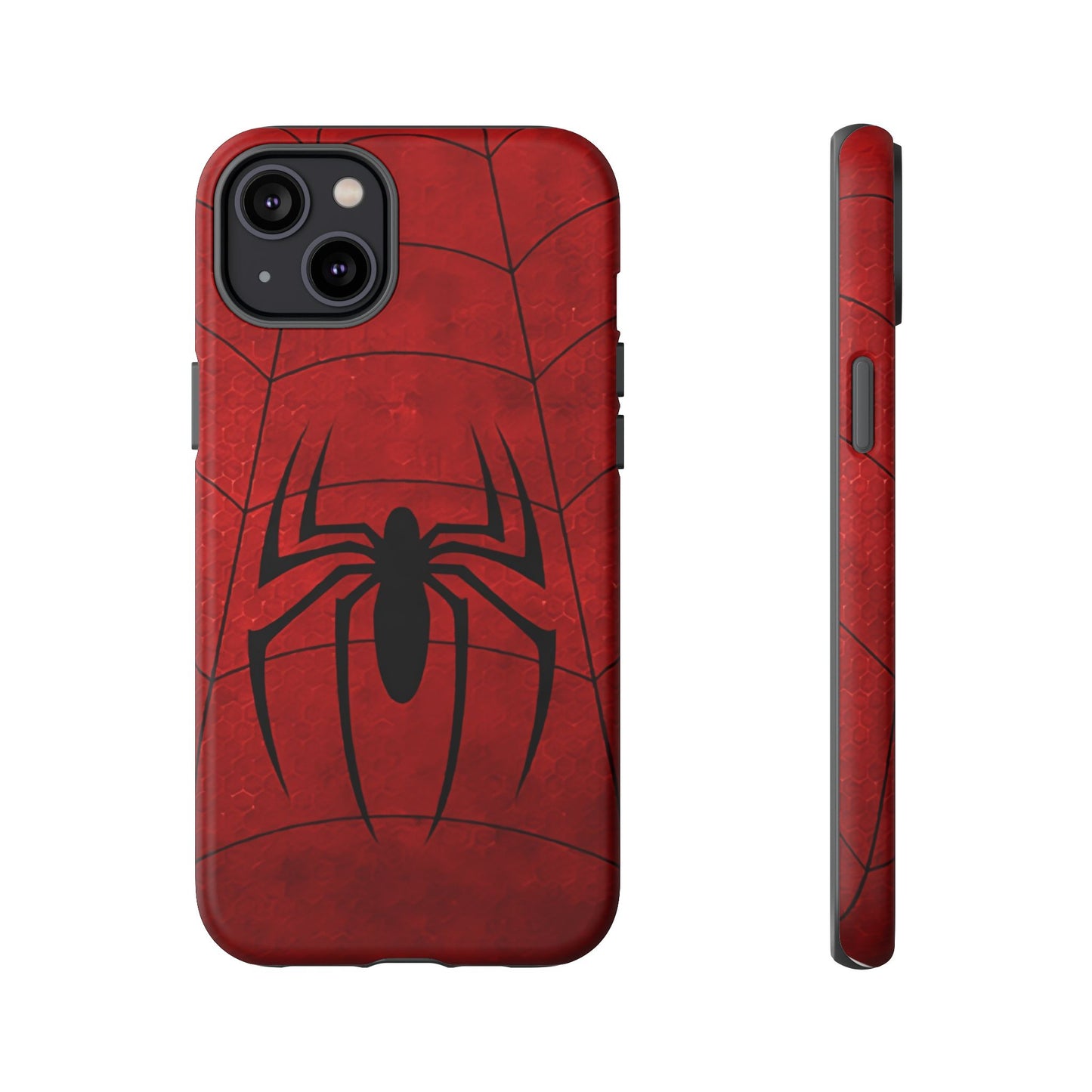 Spider Emblem Tough Phone Case — Red Web Armor
