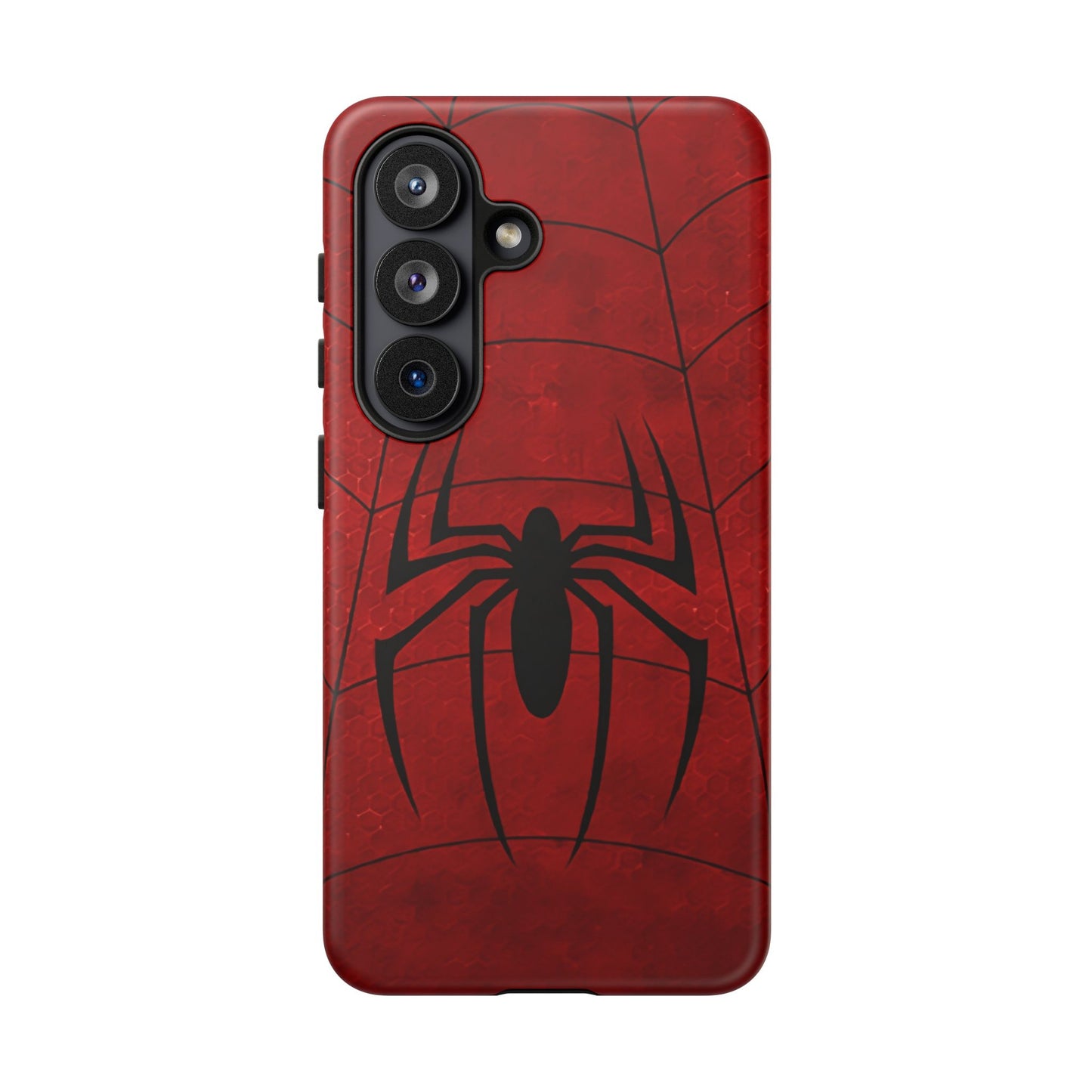 Spider Emblem Tough Phone Case — Red Web Armor
