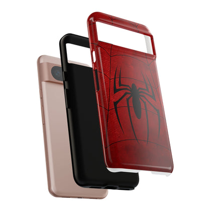 Spider Emblem Tough Phone Case — Red Web Armor