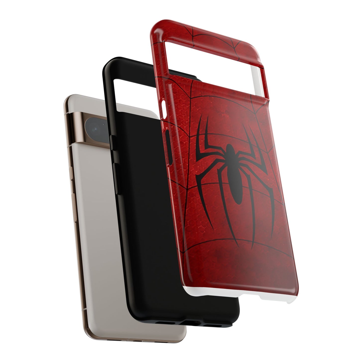 Spider Emblem Tough Phone Case — Red Web Armor