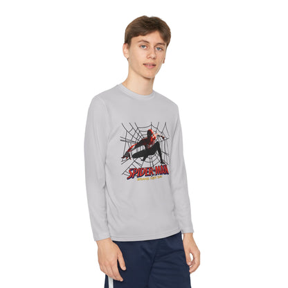 Spider-Man Youth Long Sleeve Tee — Web-Slinging Graphic Shirt