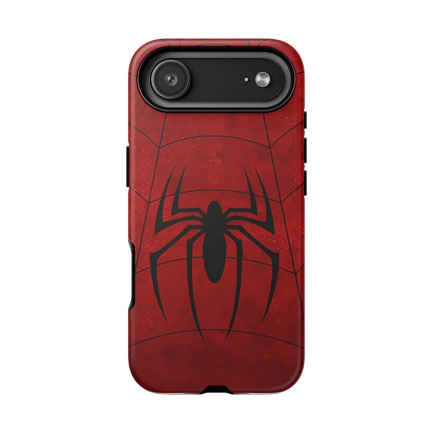 Spider Emblem Tough Phone Case — Red Web Armor