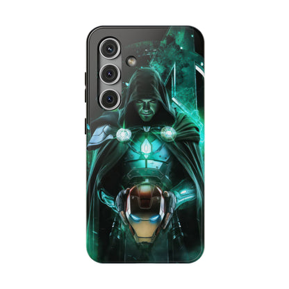 Impact-Resistant Phone Case — Mystic Tech Warrior Design