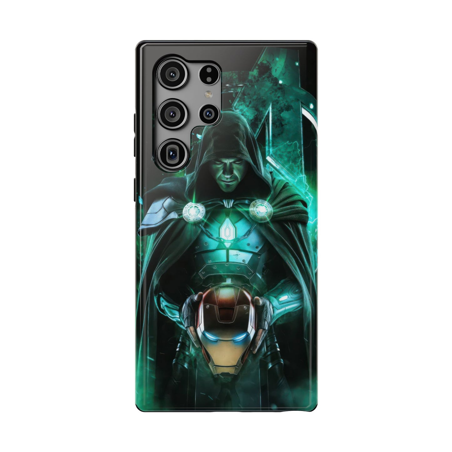 Impact-Resistant Phone Case — Mystic Tech Warrior Design