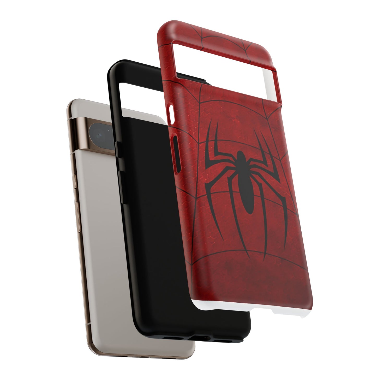 Spider Emblem Tough Phone Case — Red Web Armor