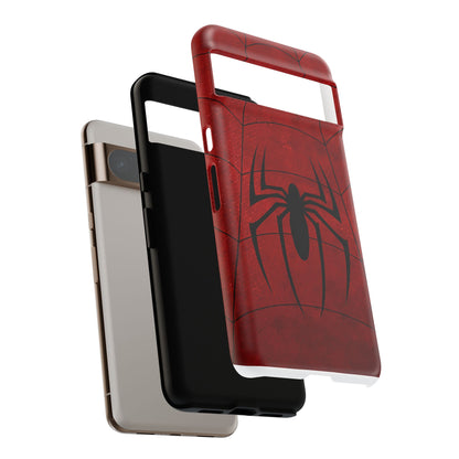 Spider Emblem Tough Phone Case — Red Web Armor