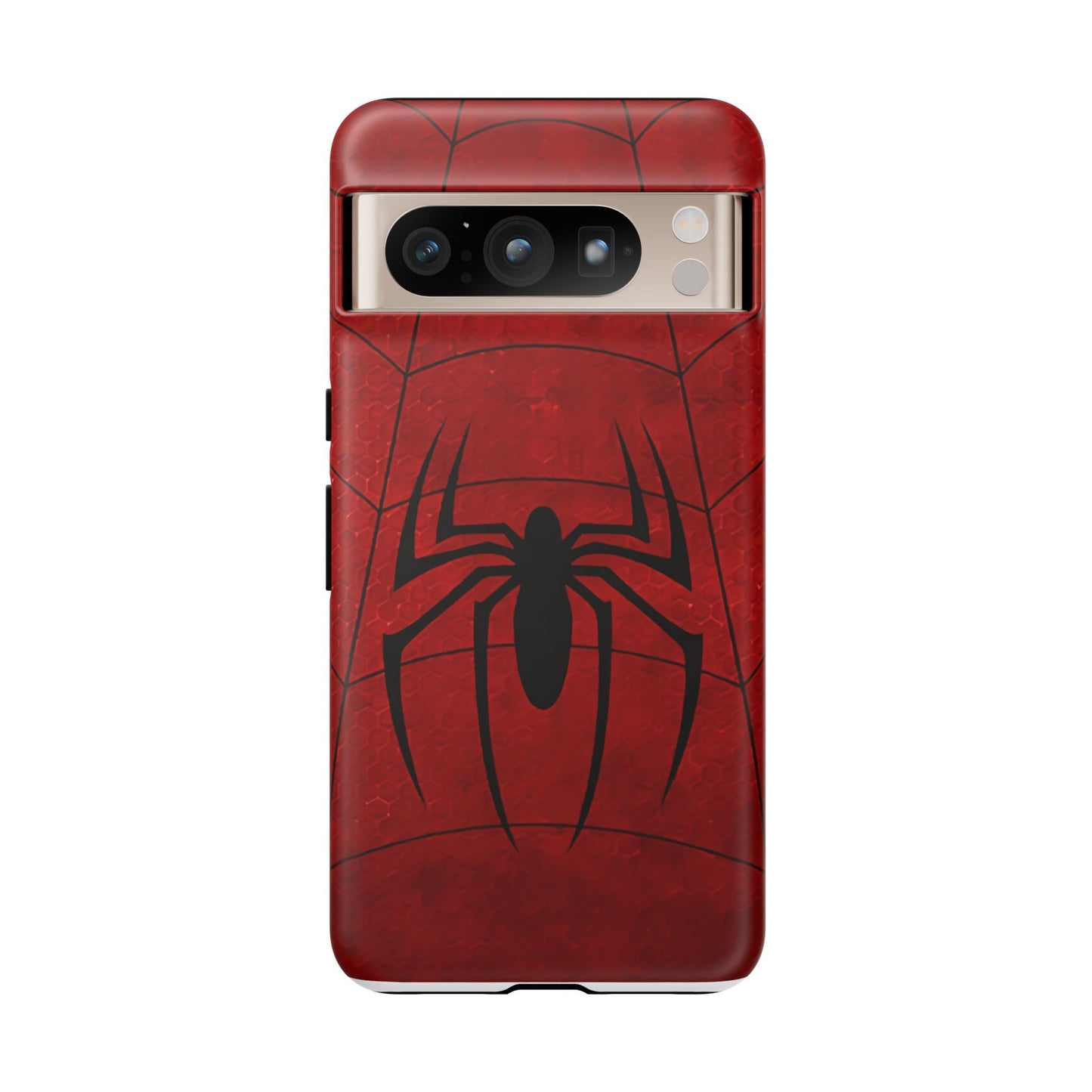 Spider Emblem Tough Phone Case — Red Web Armor