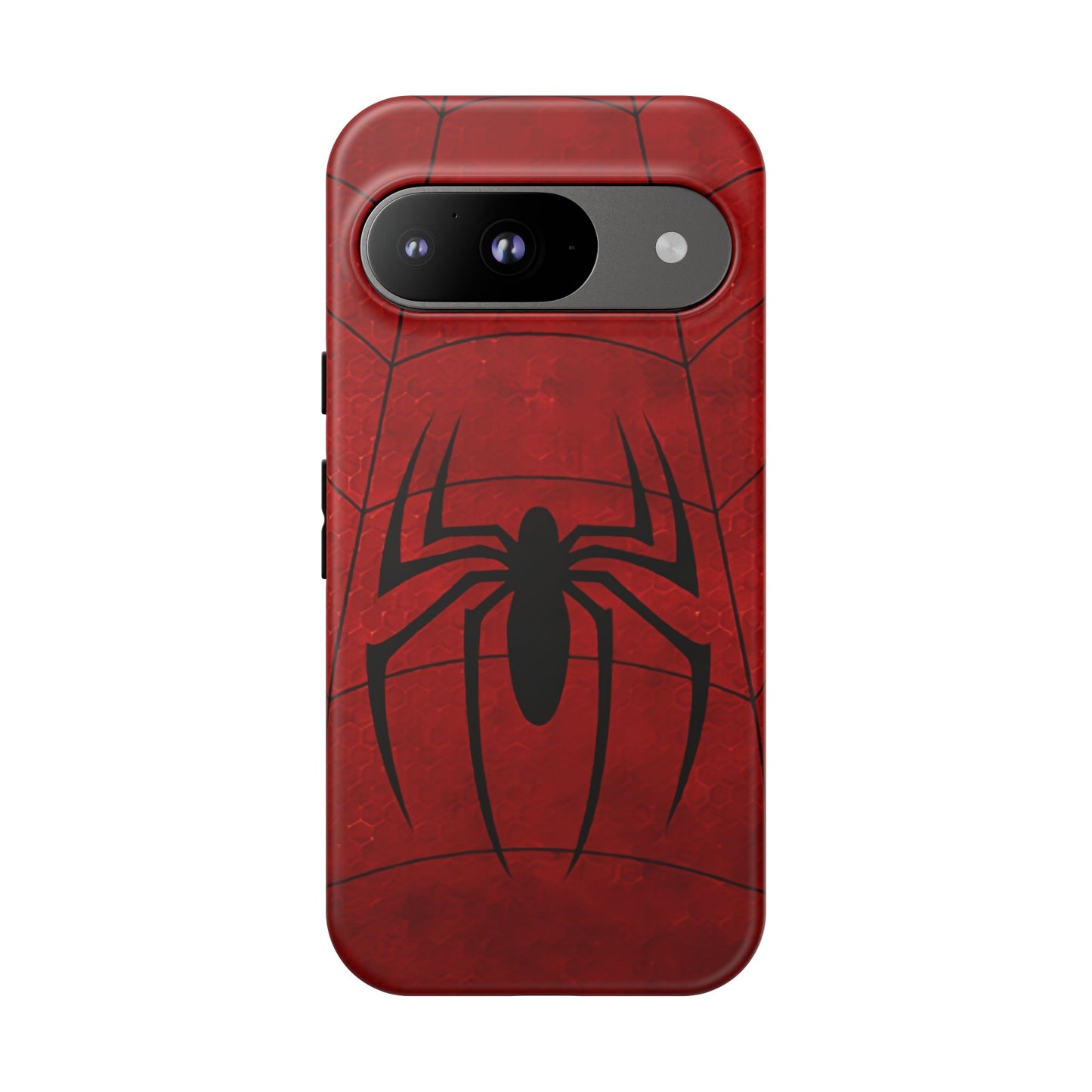 Spider Emblem Tough Phone Case — Red Web Armor