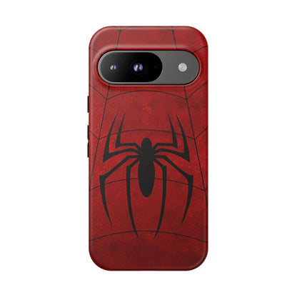 Spider Emblem Tough Phone Case — Red Web Armor