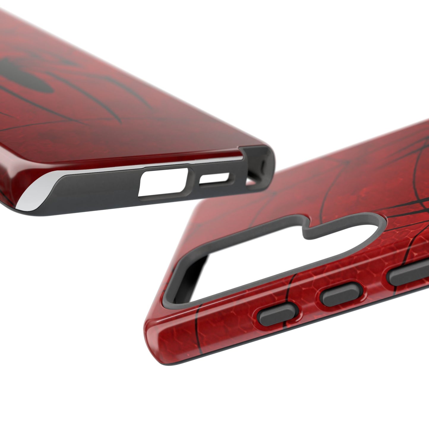 Spider Emblem Tough Phone Case — Red Web Armor