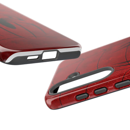 Spider Emblem Tough Phone Case — Red Web Armor