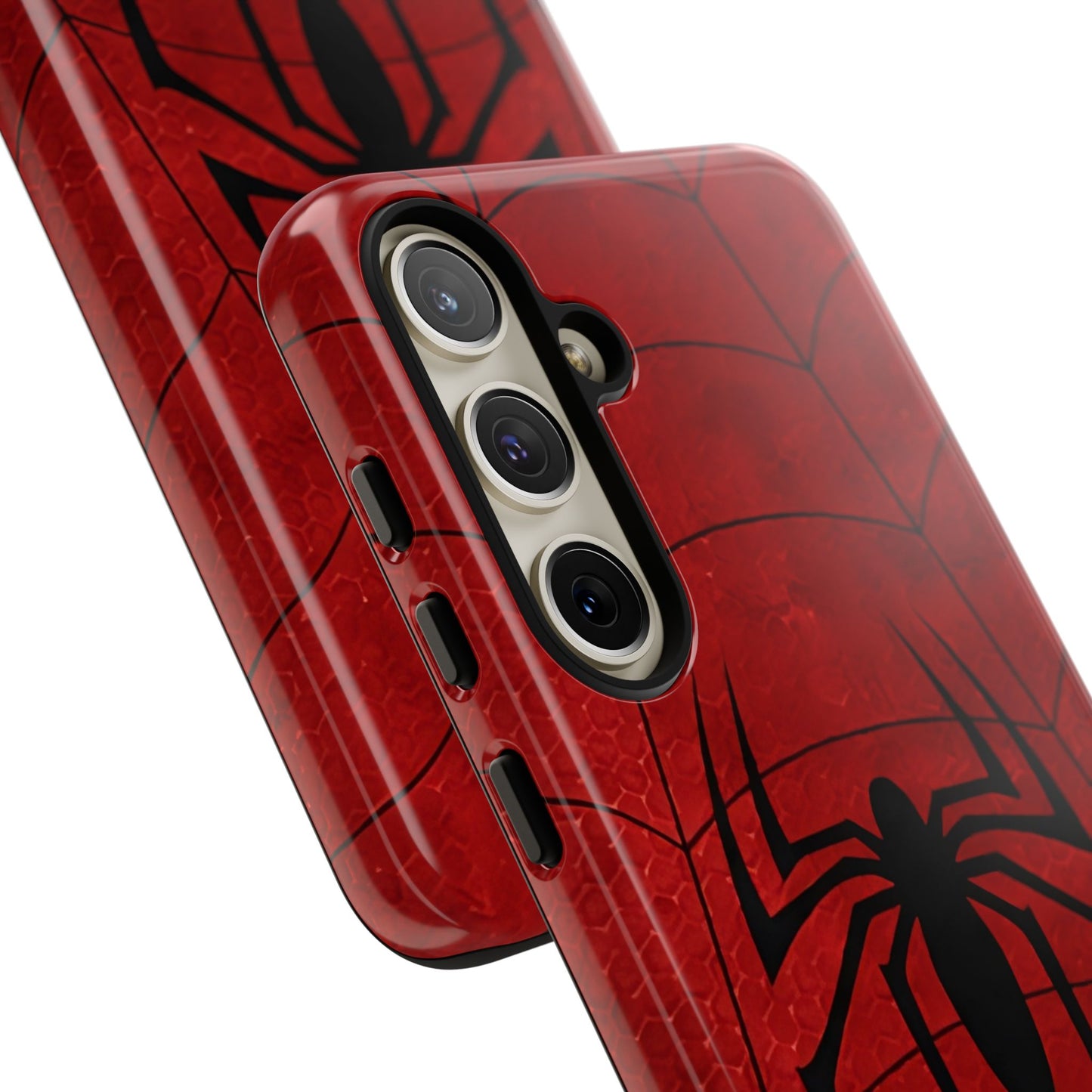 Spider Emblem Tough Phone Case — Red Web Armor