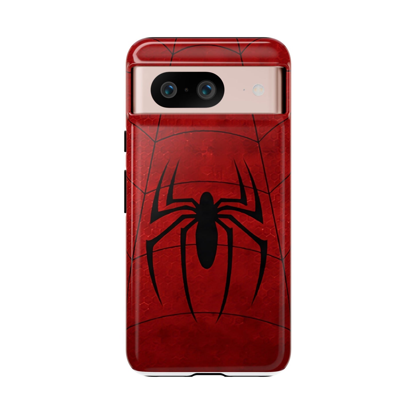 Spider Emblem Tough Phone Case — Red Web Armor