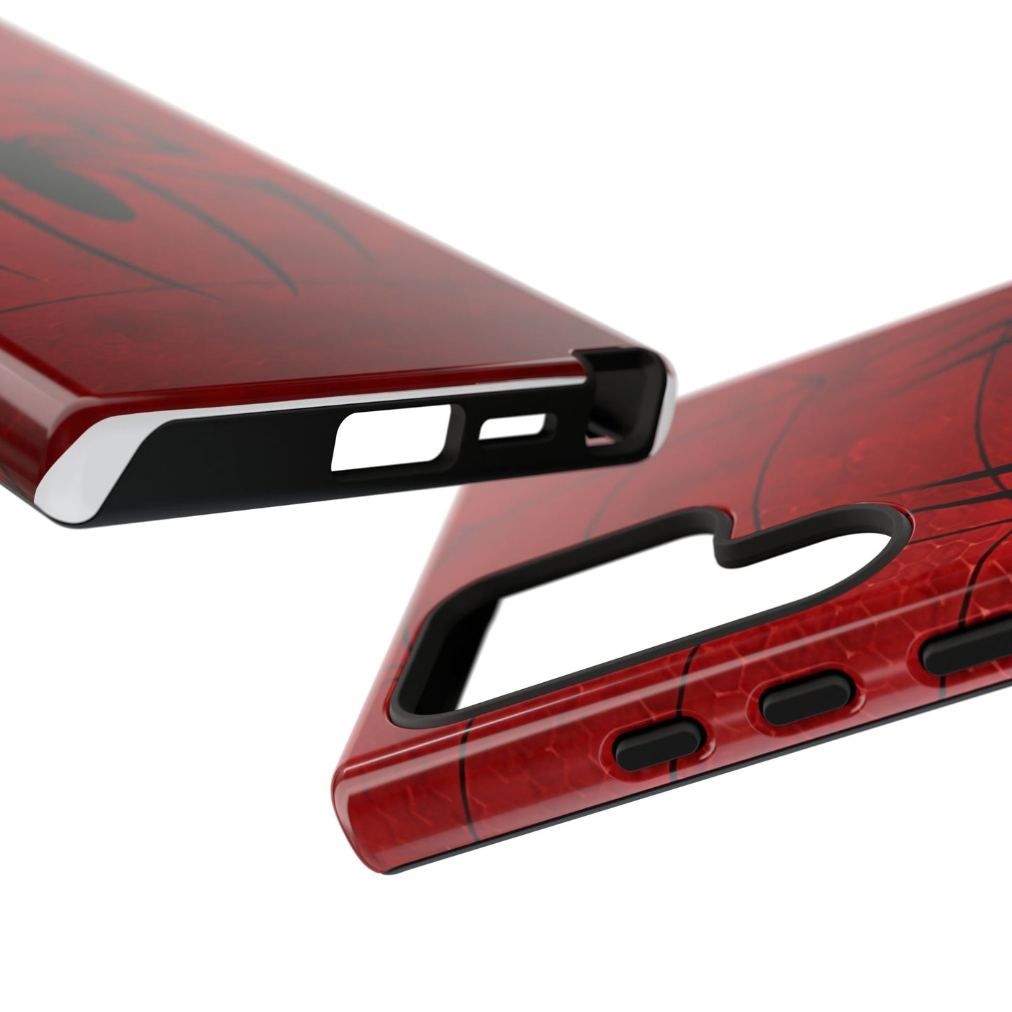Spider Emblem Tough Phone Case — Red Web Armor