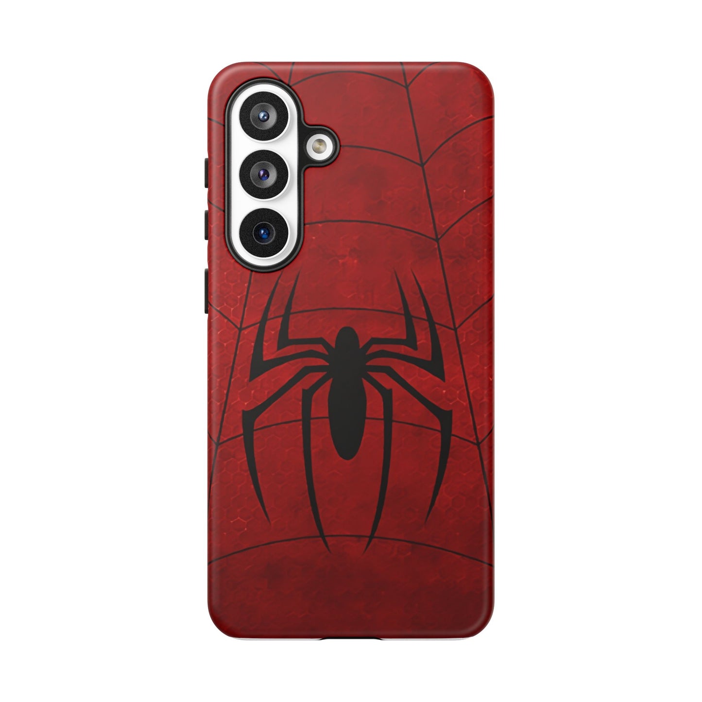 Spider Emblem Tough Phone Case — Red Web Armor