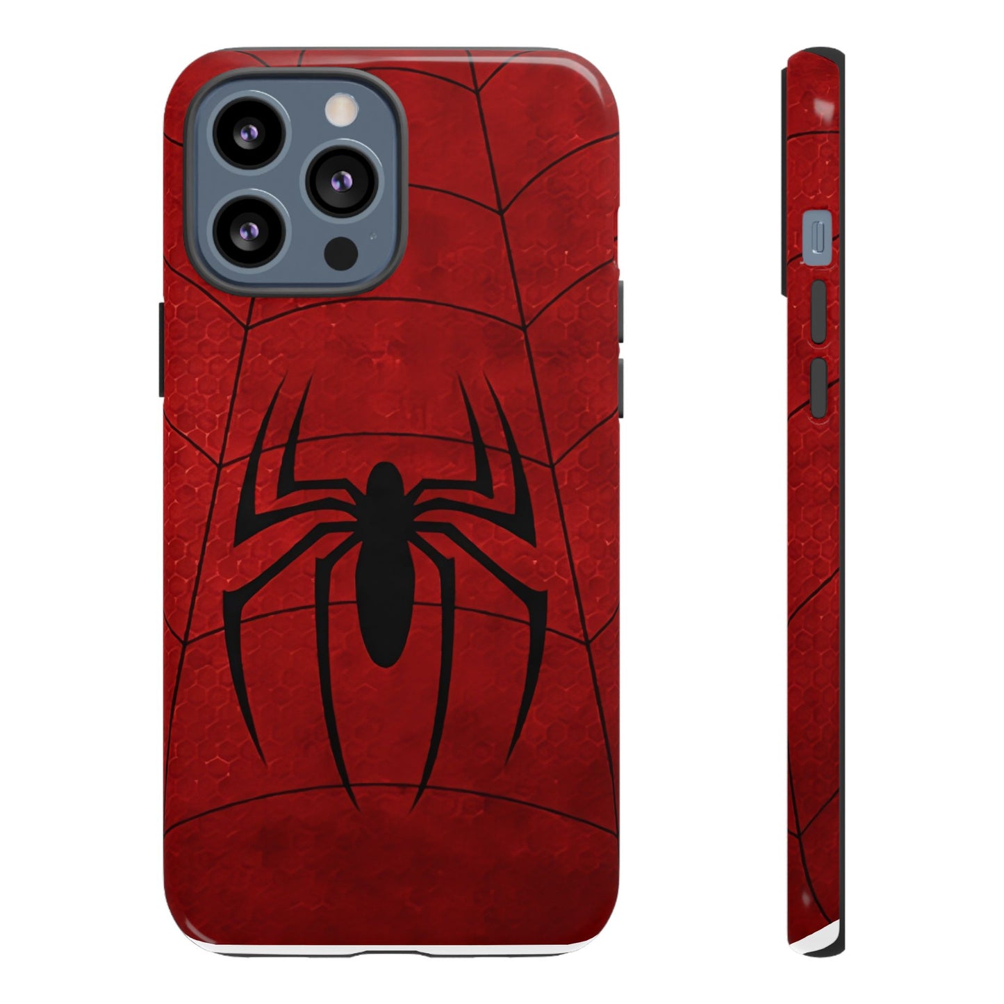 Spider Emblem Tough Phone Case — Red Web Armor