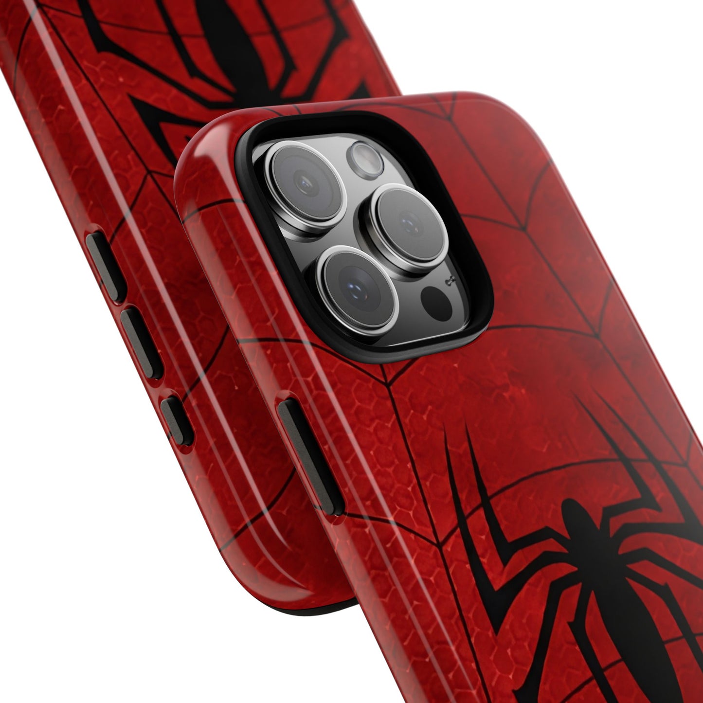 Spider Emblem Tough Phone Case — Red Web Armor