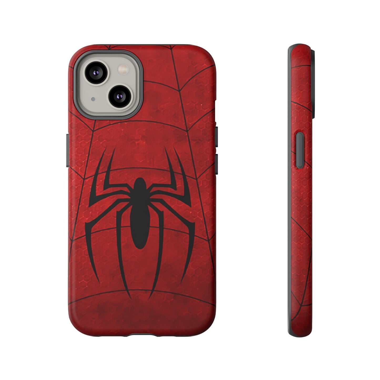 Spider Emblem Tough Phone Case — Red Web Armor