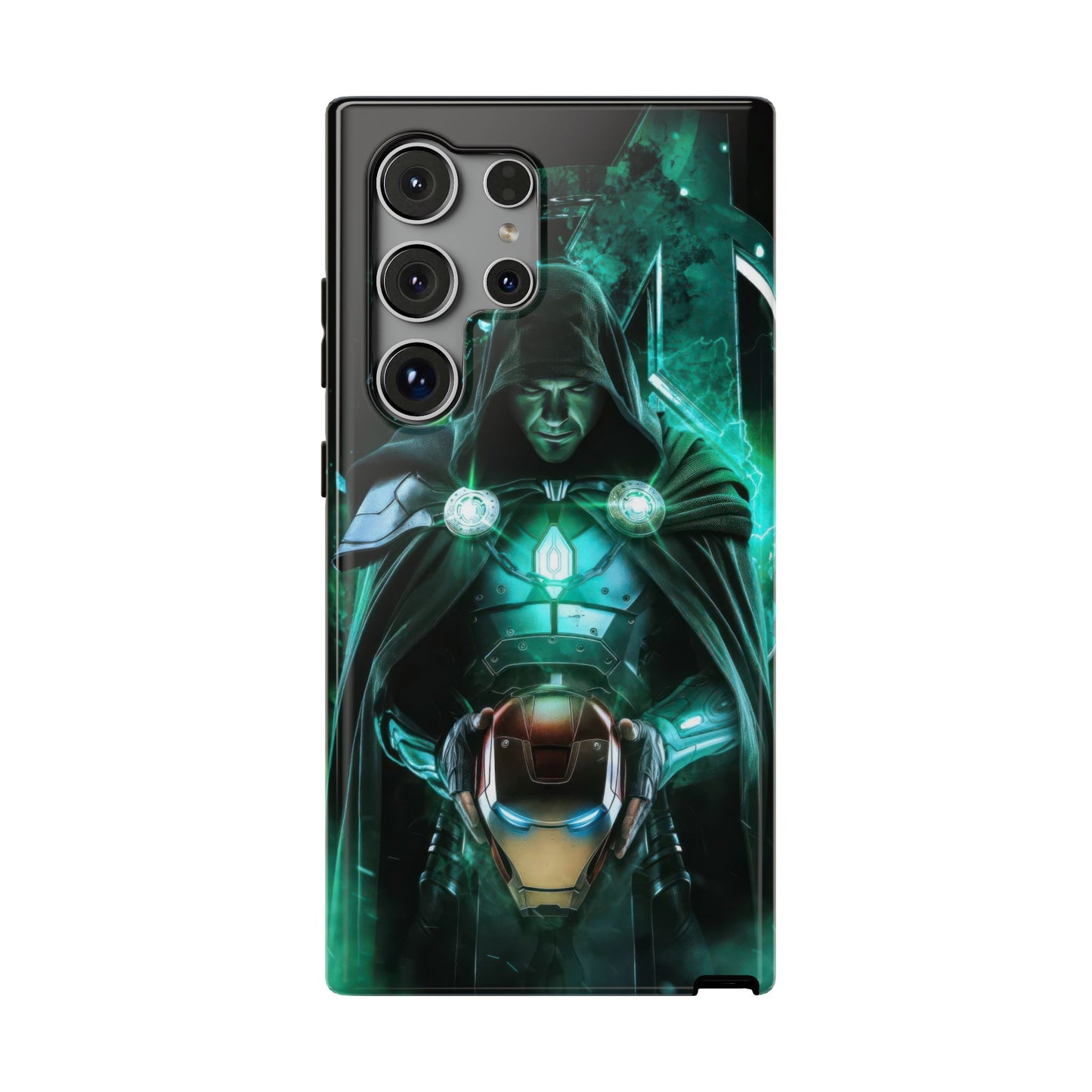 Impact-Resistant Phone Case — Mystic Tech Warrior Design