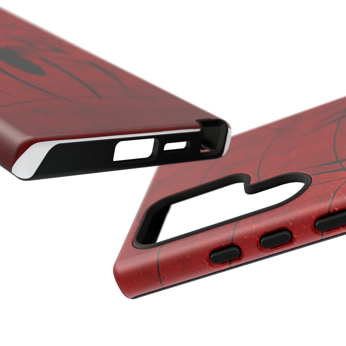 Spider Emblem Tough Phone Case — Red Web Armor