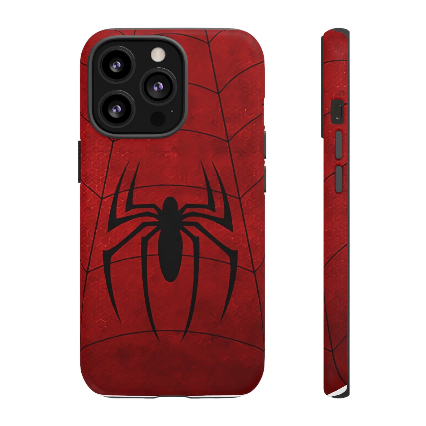 Spider Emblem Tough Phone Case — Red Web Armor