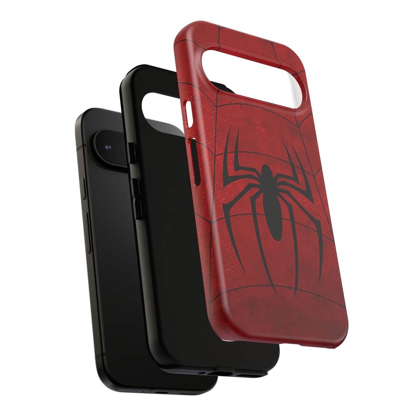 Spider Emblem Tough Phone Case — Red Web Armor