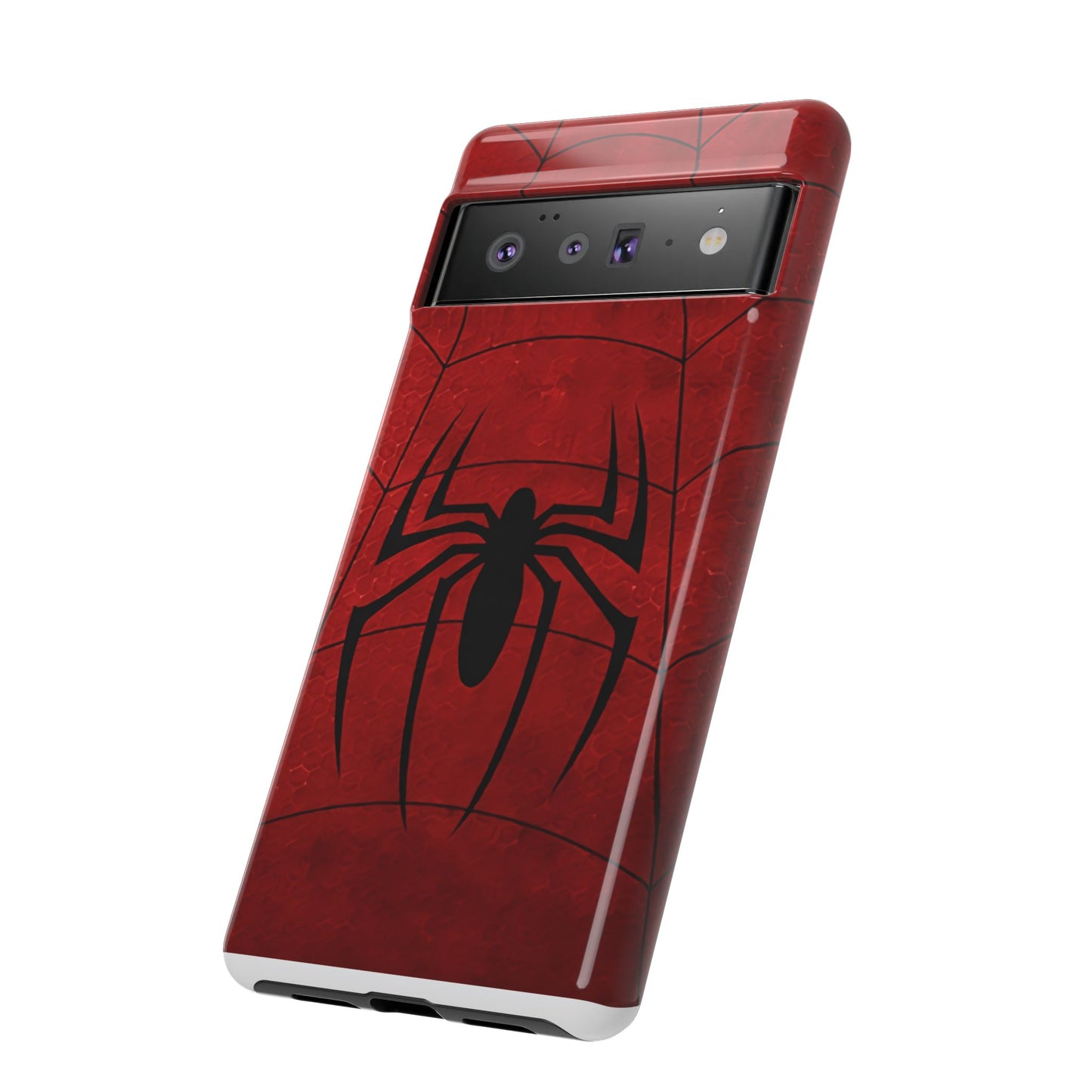 Spider Emblem Tough Phone Case — Red Web Armor