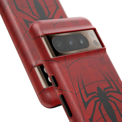 Spider Emblem Tough Phone Case — Red Web Armor