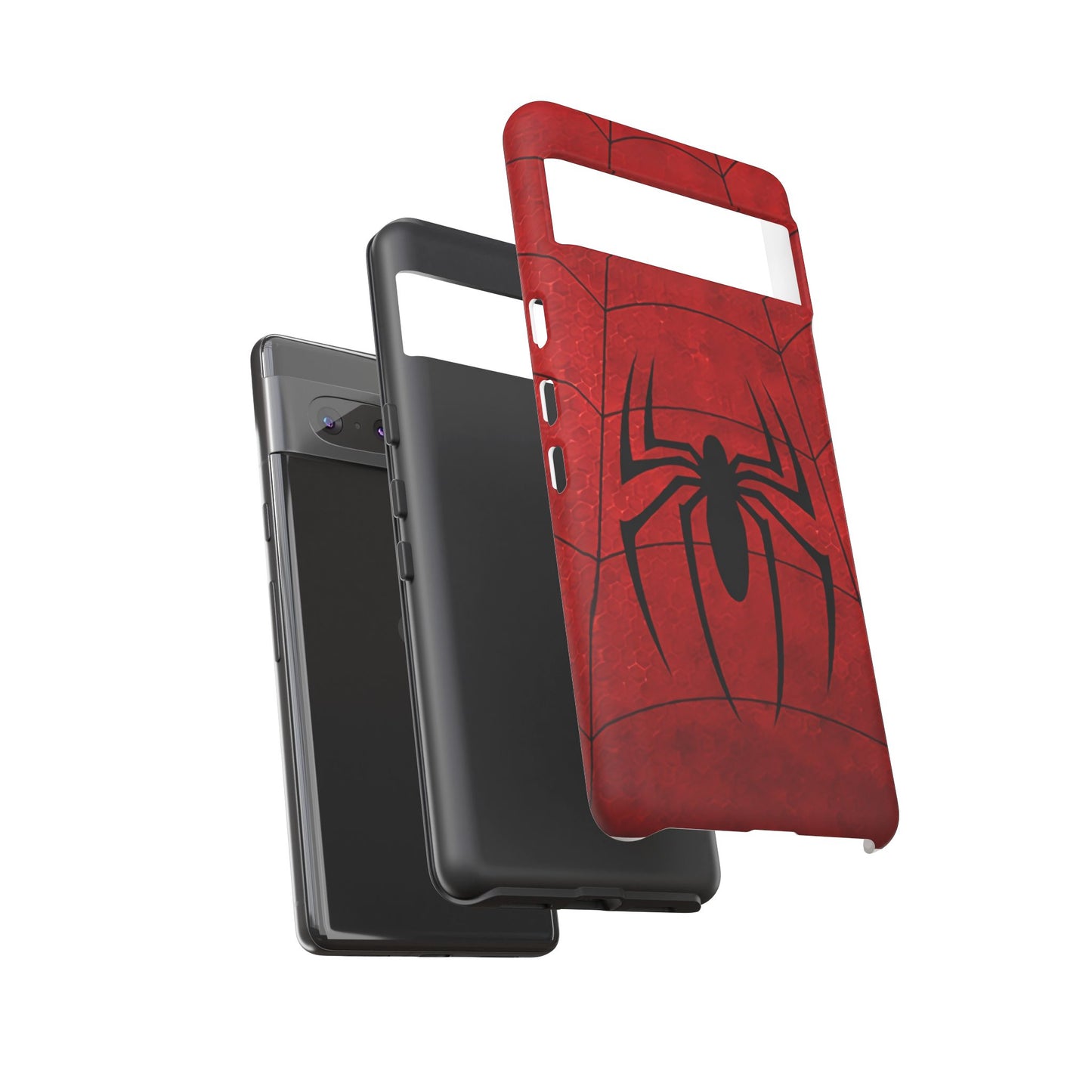 Spider Emblem Tough Phone Case — Red Web Armor
