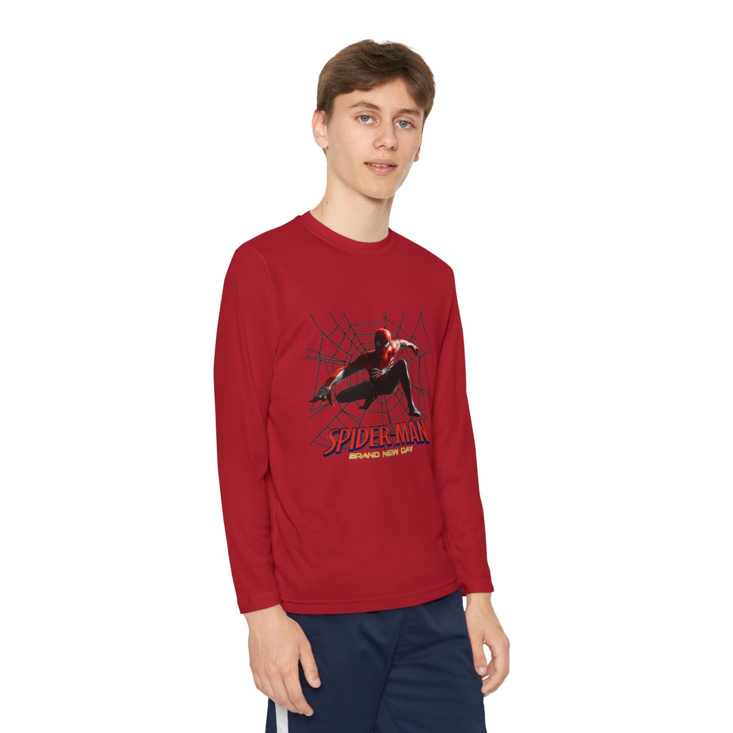Spider-Man Youth Long Sleeve Tee — Web-Slinging Graphic Shirt
