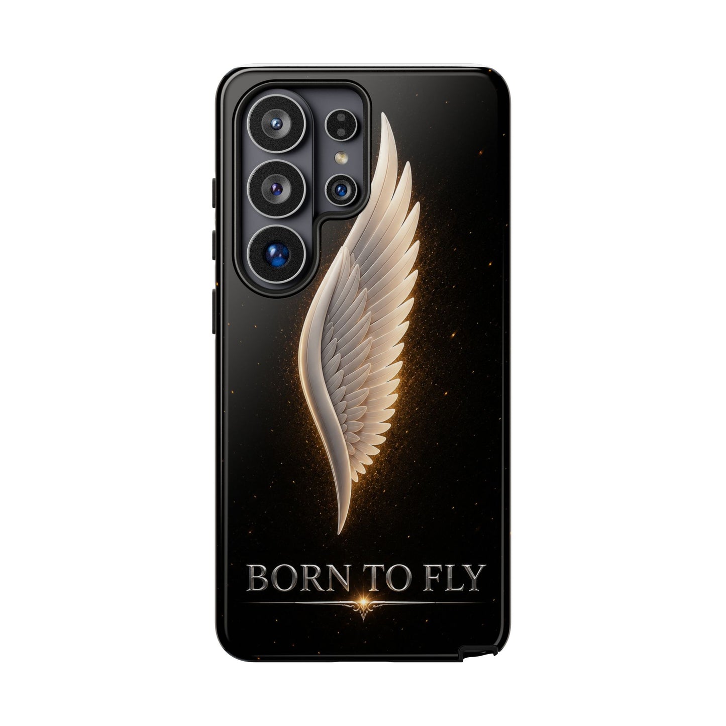 Phone Case — 'Born to Fly' Angel Wing Protective Tough Case