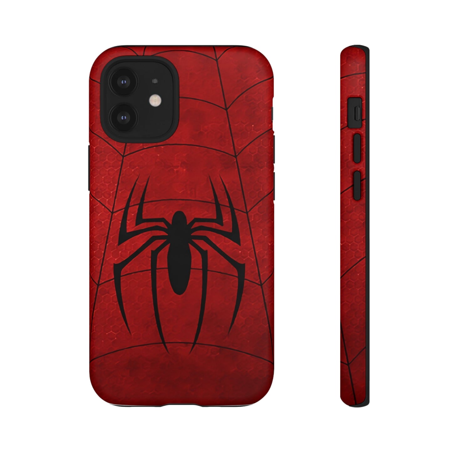 Spider Emblem Tough Phone Case — Red Web Armor