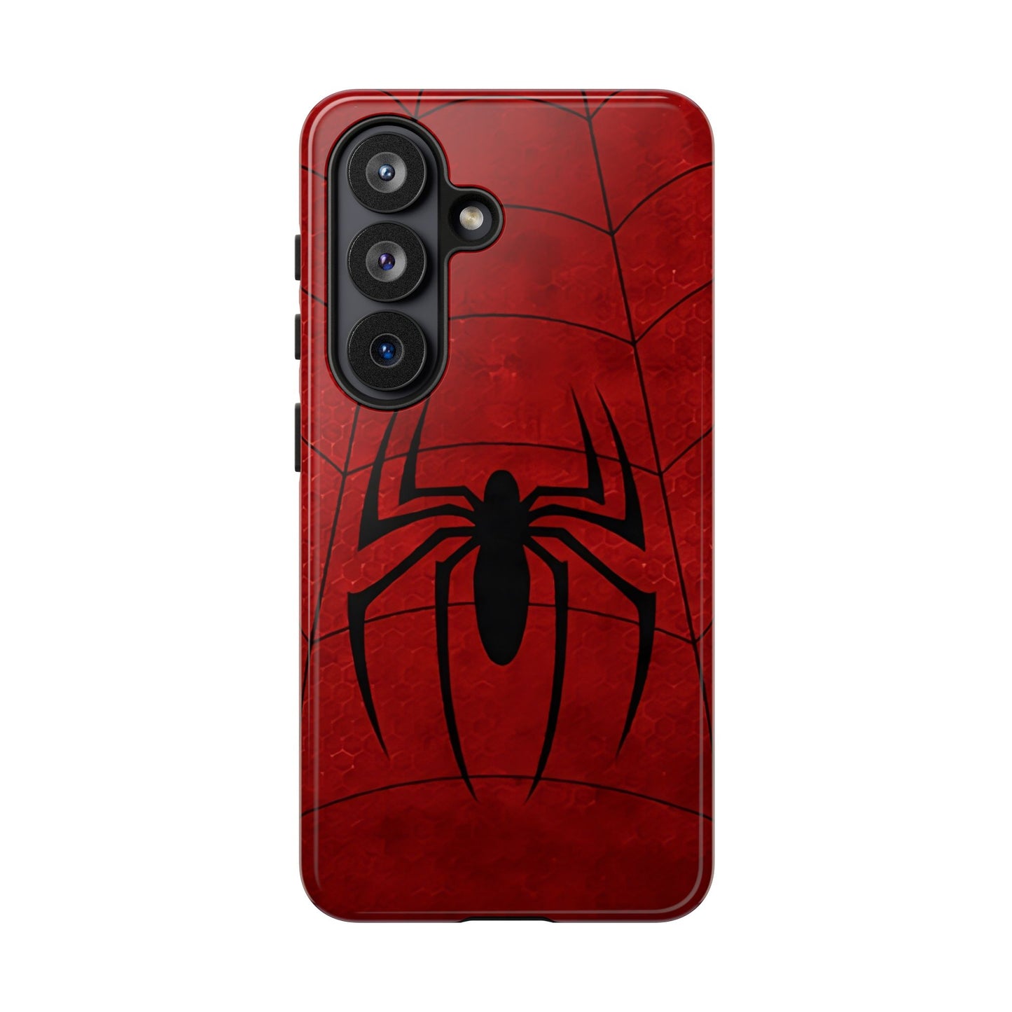 Spider Emblem Tough Phone Case — Red Web Armor